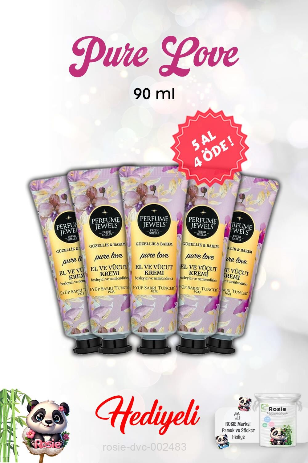 Pure Love  5 AL 4 ÖDE El Ve Vücut Kremi 50 Ml Eyüp Sabri Tuncer