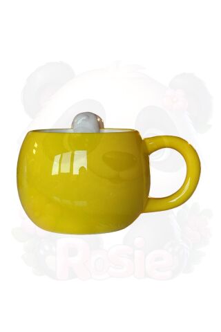 Tavşan Figürlü 3D Seramik Kupa 350 ml