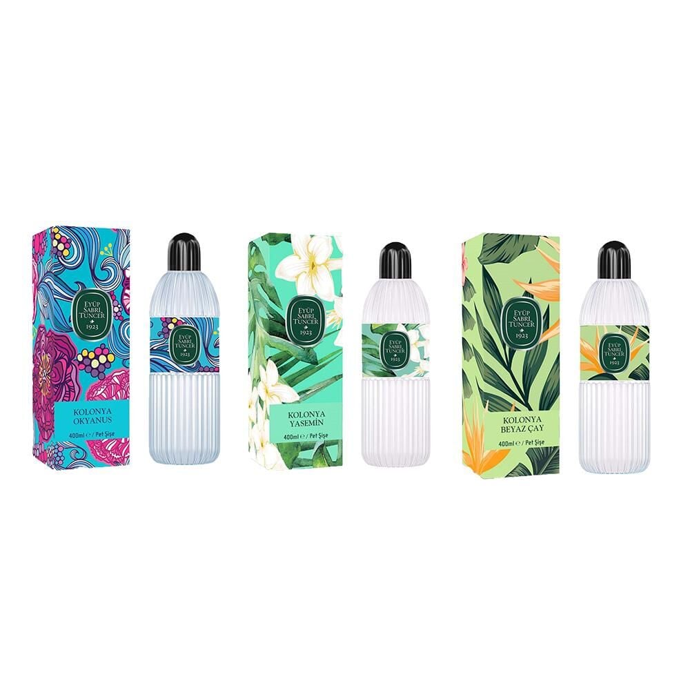 Eyüp Sabri Tuncer Kolonya Okyanus, Yasemin ve Beyaz Çay Pet Şişe 400 ml