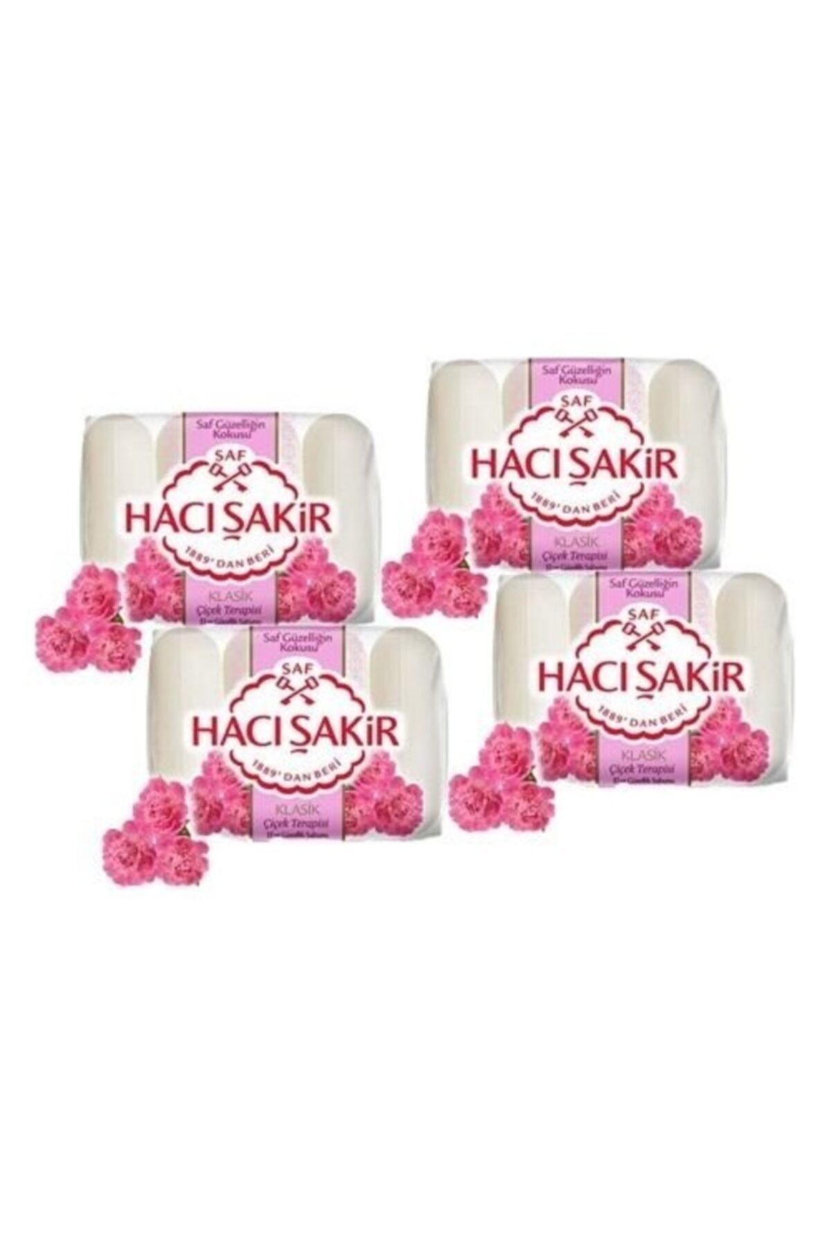 Hacı Şakir Klasik Çiçek Terapisi Güzellik Sabunu 4 X 70 Gr X 4 Paket