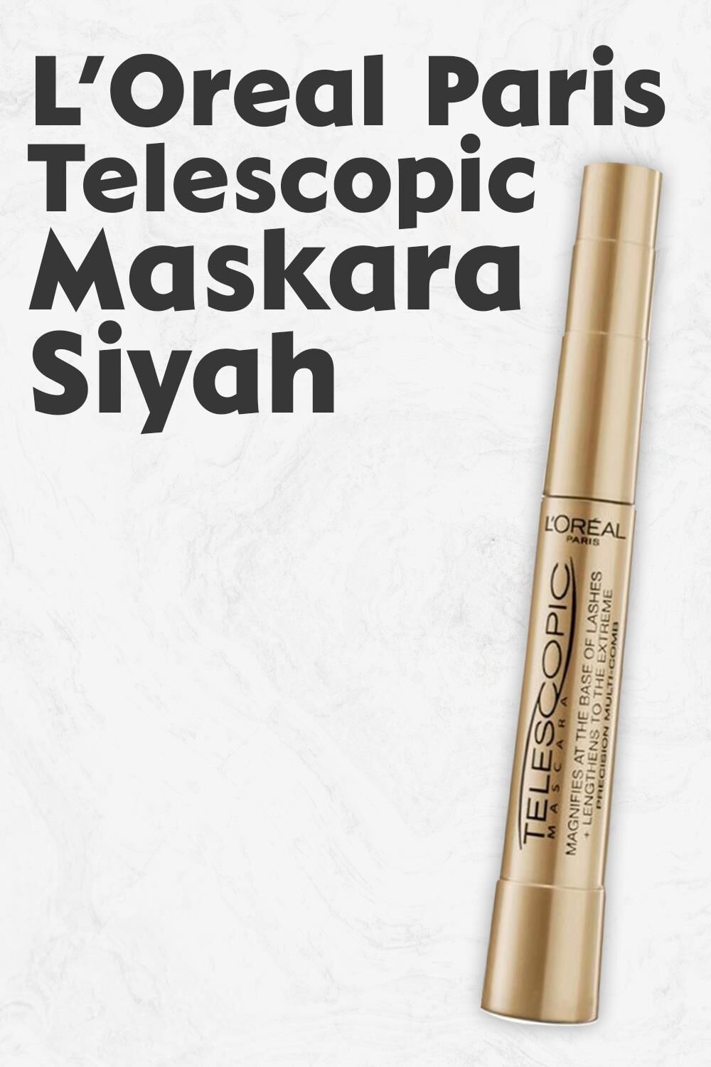Loreal Paris Telescopic Maskara Siyah