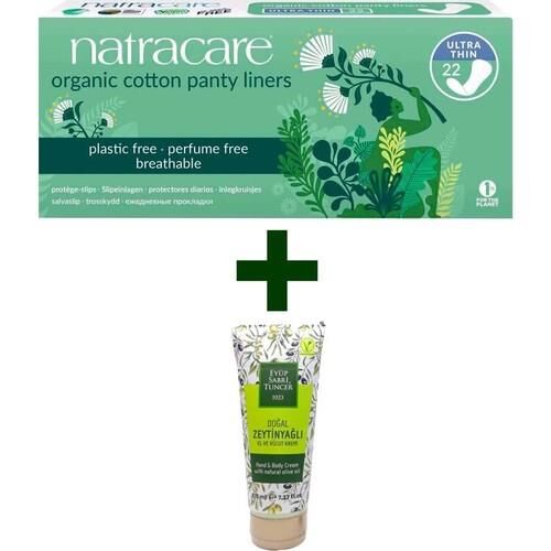 Natracare Günlük Ped Ultra İnce 22 Adet ve El Kremi Hediyeli