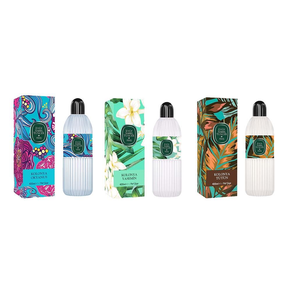 Eyüp Sabri Tuncer Kolonya Okyanus, Yasemin ve Tütün Pet Şişe 400 ml