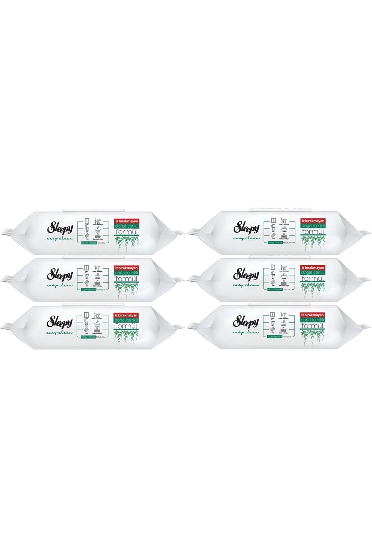 Sleepy Easy Clean Yüzey Temizlik Havlusu 100 Yaprak (6 Lı Set) 600 Yaprak