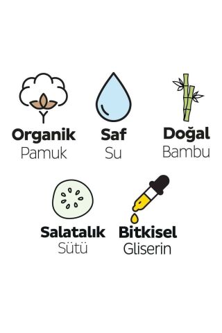 Sleepy Islak Havlu Mendil 90 Yaprak Natural Yenidoğan 18 Li Set 1620 Yaprak