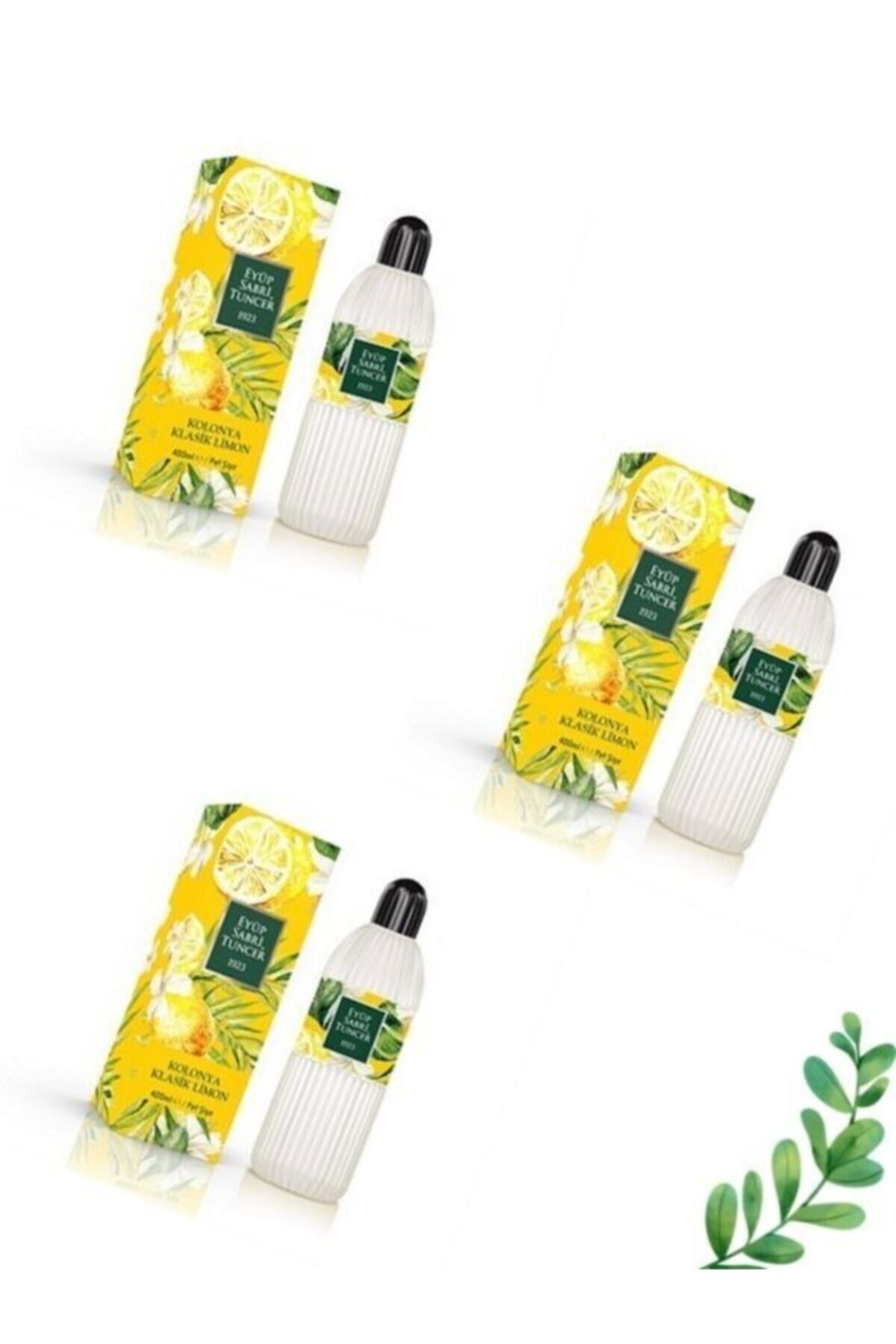 EST Klasik Limon Kolonyası 80 Derece Pet Şişe 400 ml x 3