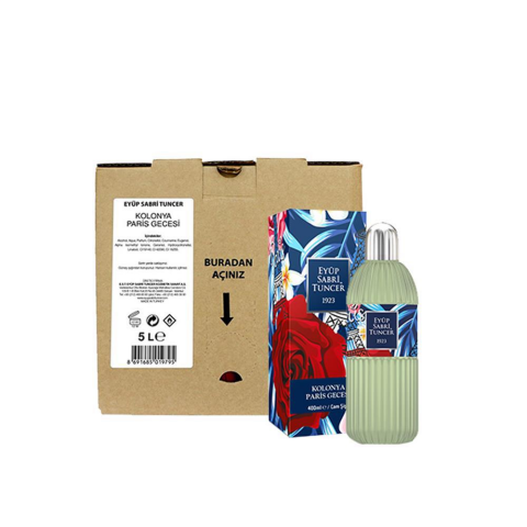 Eyüp Sabri Tuncer Paris Gecesi Kolonyası 5 lt ve 400 ML Cam Şişe