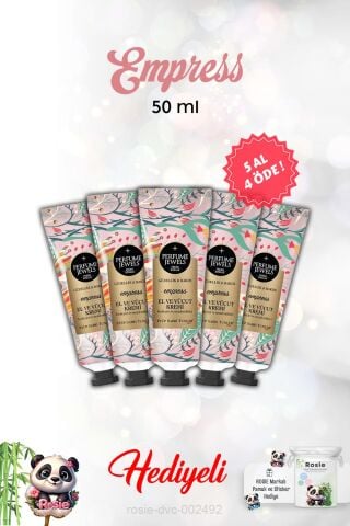 5 AL 4 ÖDE Empress El Ve Vücut Kremi 50 Ml ve Rosie
