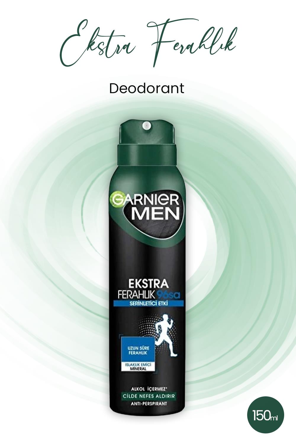 Garnier Men Ekstra Ferahlık 96H Deodorant 150 ml