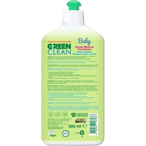 Green Clean 500 ml Baby Emzik Biberon Temizleyici
