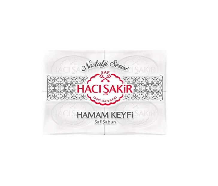 Hacı Şakir Hamam Keyfi Saf Sabun Nostalji Serisi 4 X 200 gr (800 Gr)