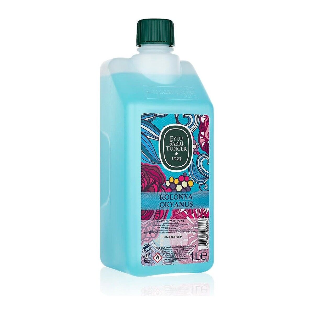 Okyanus Kolonyası 1 Lt - Koruma Kilitli Kapak