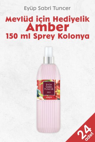 Eyüp Sabri Tuncer Amber Kolonyası 150 ml x 24 adet