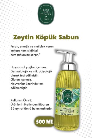 500 ML Ayvalık Zeytin Çiçeği Köpük Sabun X4 ve ROSIE