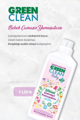 Green Clean 3'lü Bebek Bakım Seti 1 ve Bebek Pamuğu ROSIE