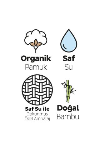 Sleepy Natural Yenidoğan Pamuklu 40 Yaprak 12'li Paket Islak Mendil