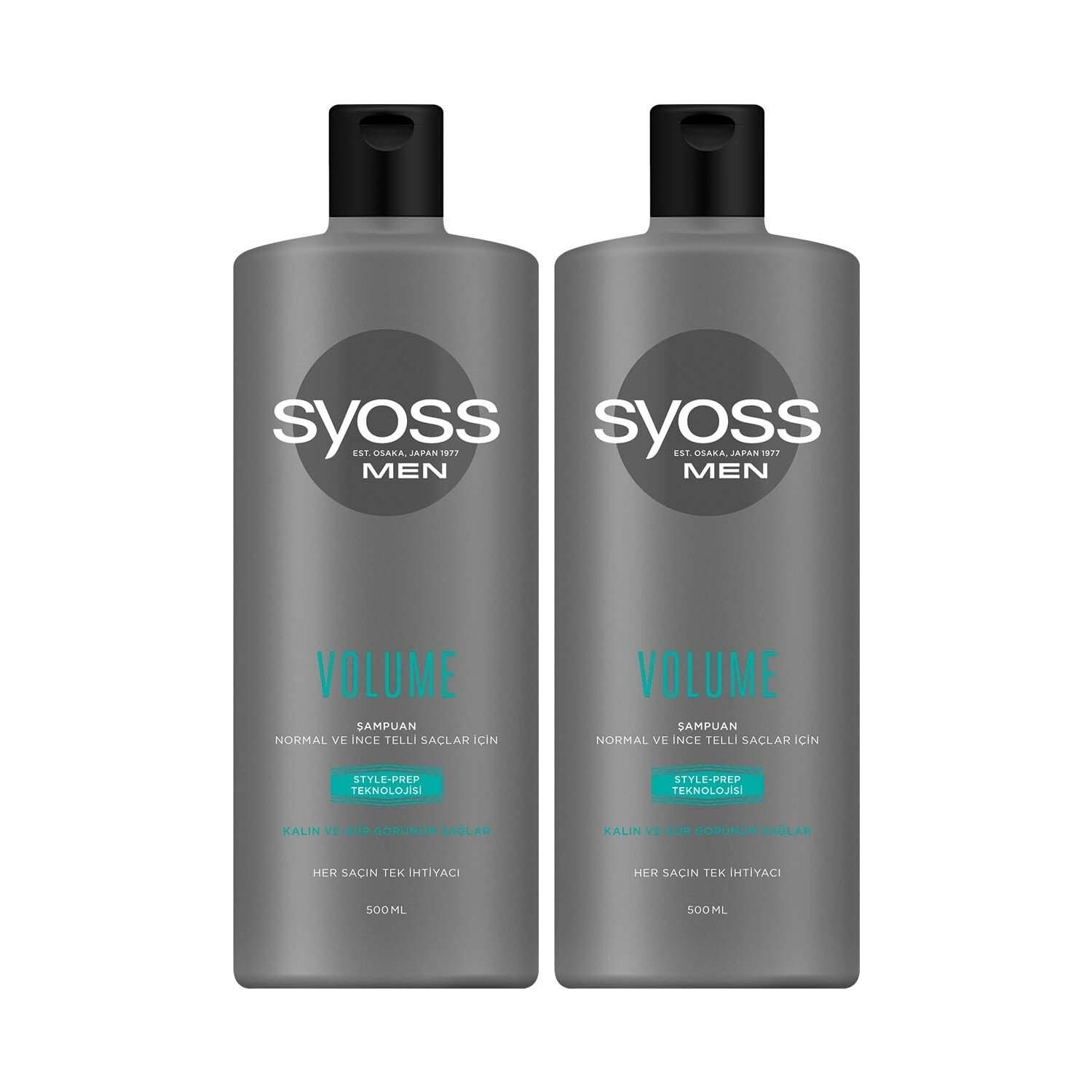 Syoss Men Volume Şampuan 500 ml x 2