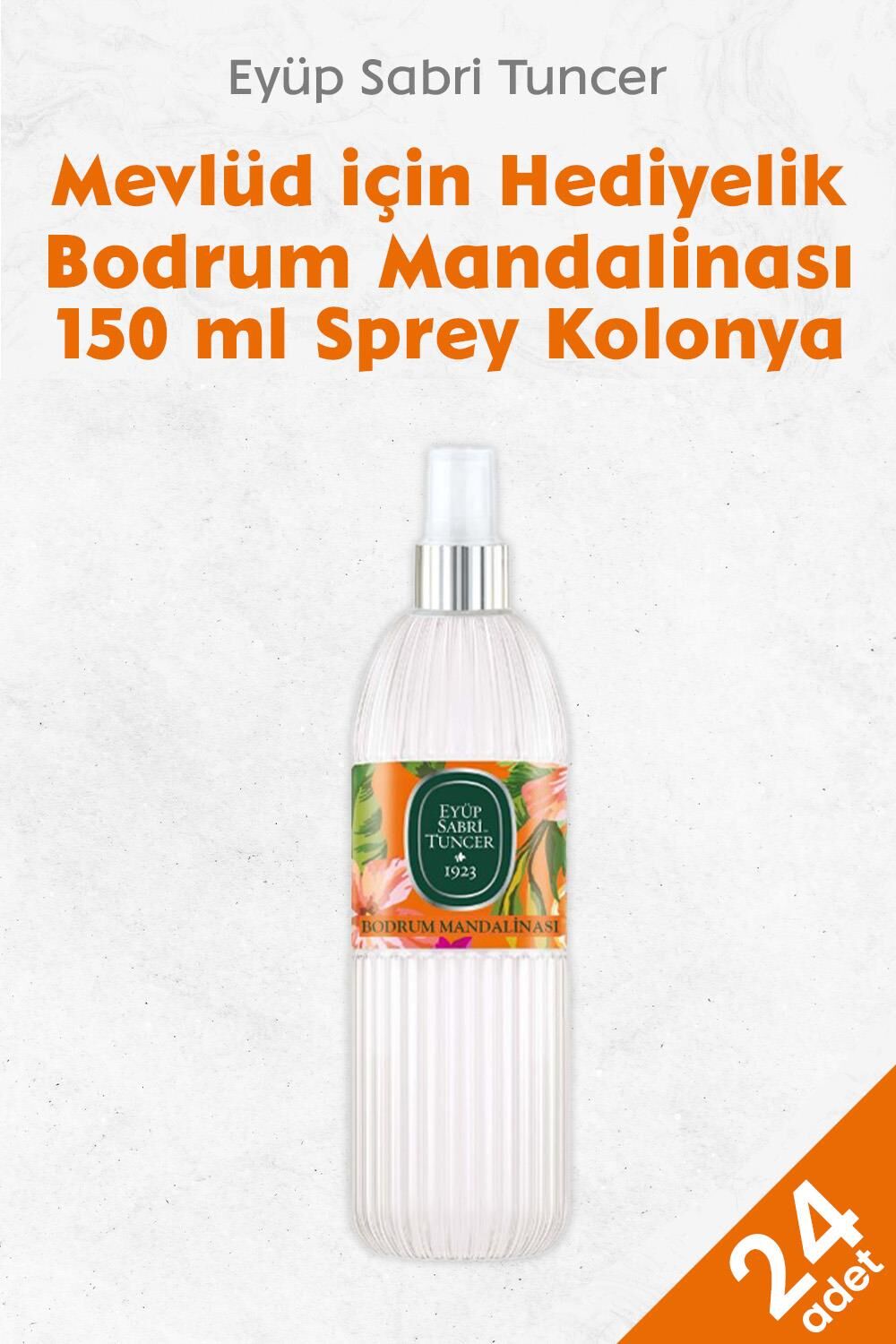 Eyüp Sabri Tuncer Bodrum Mandalinası Kolonyası 150 ml x 24 adet