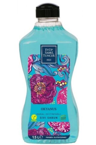 Eyüp Sabri Tuncer Doğal Zeytinyağlı Sıvı Sabun Okyanus 1500 ML 8 Adet
