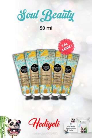 5 AL 4 ÖDE Soul Beauty El Ve Vücut Kremi 50 Ml ve Rosie
