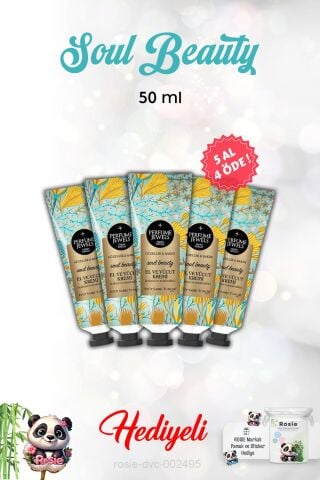 5 AL 4 ÖDE Soul Beauty El Ve Vücut Kremi 50 Ml ve Rosie
