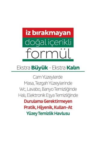 Sleepy Easy Clean Yüzey Temizlik Havlusu 200' Lü