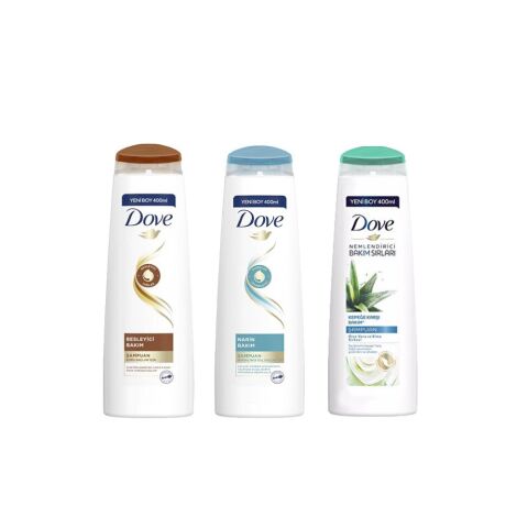 Dove Saç Bakım Şampuanı Besleyici Bakım, Narin Bakım ve Aloe Vera
