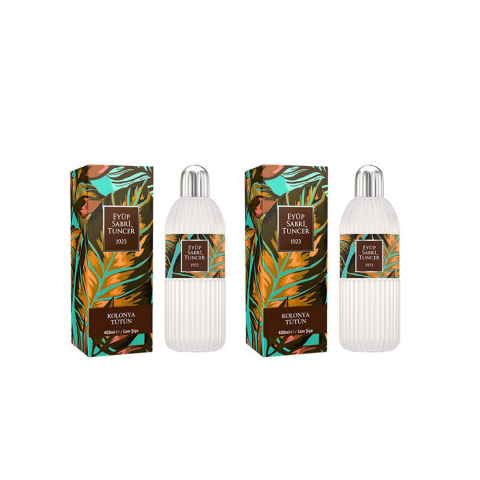 Eyüp Sabri Tuncer Tütün Kolonyası 400 Ml Silindir Cam Şişe x 2