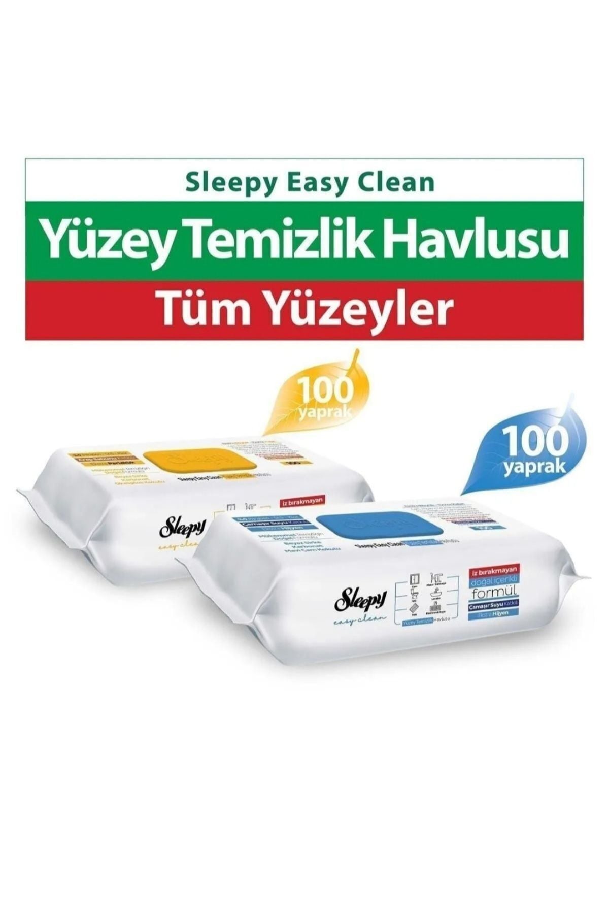 Sleepy Easy Clean Çamaşır suyu ve Arap sabun Katkılı 100'lü