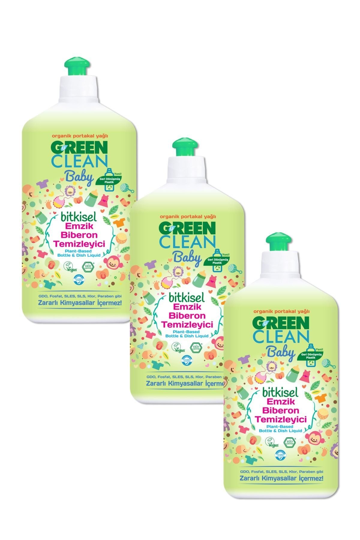 Bitkisel Emzik Ve Biberon Temizleyici 3 Adet