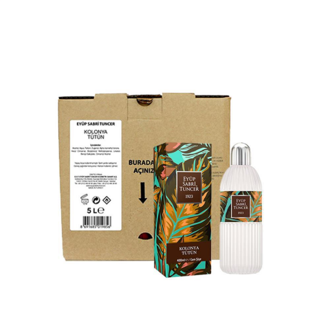 Eyüp Sabri Tuncer Tütün Kolonyası 5 lt ve 400 ML Cam Şişe