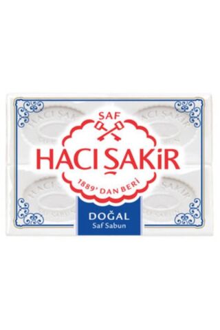 Hacı Şakir Kalıp Sabun 4'lü Doğal 600gr. X 6 Adet