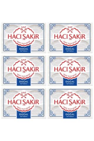 Hacı Şakir Kalıp Sabun 4'lü Doğal 600gr. X 6 Adet