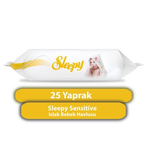 Sleepy Sensitive Islak Mendil 25 Yaprak x 24 paket