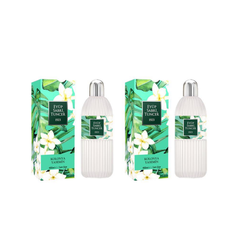 Eyüp Sabri Tuncer Yasemin Kolonyası 400 ml Silindir Cam Şişe x 2