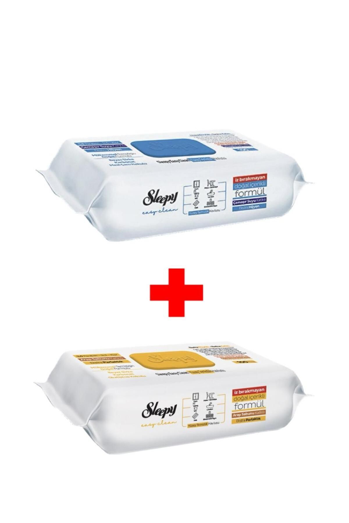 Sleepy Easy Clean Arap Sabun Katkılı + Çamaşır Suyu Katkılı 2X100 (200 Yaprak)