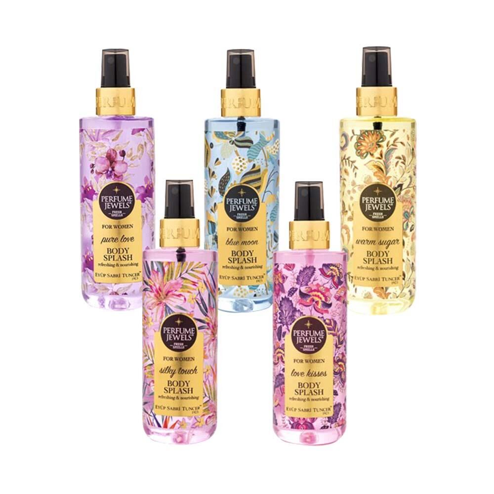 Eyüp Sabri Tuncer Pj Body Splash Warm Sugar, Blue Moon Vücut Spreyi, Pj Body Splash Pure Love, Pj Body Splash Silky Touch, Pj Body Splash Love Kisses 250 ml