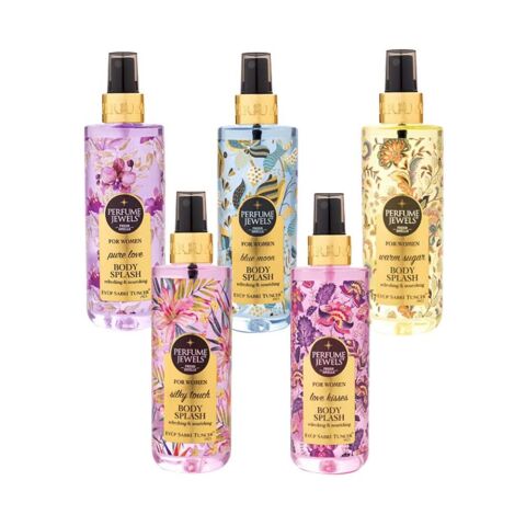 Eyüp Sabri Tuncer Pj Body Splash Warm Sugar, Blue Moon Vücut Spreyi, Pj Body Splash Pure Love, Pj Body Splash Silky Touch, Pj Body Splash Love Kisses 250 ml