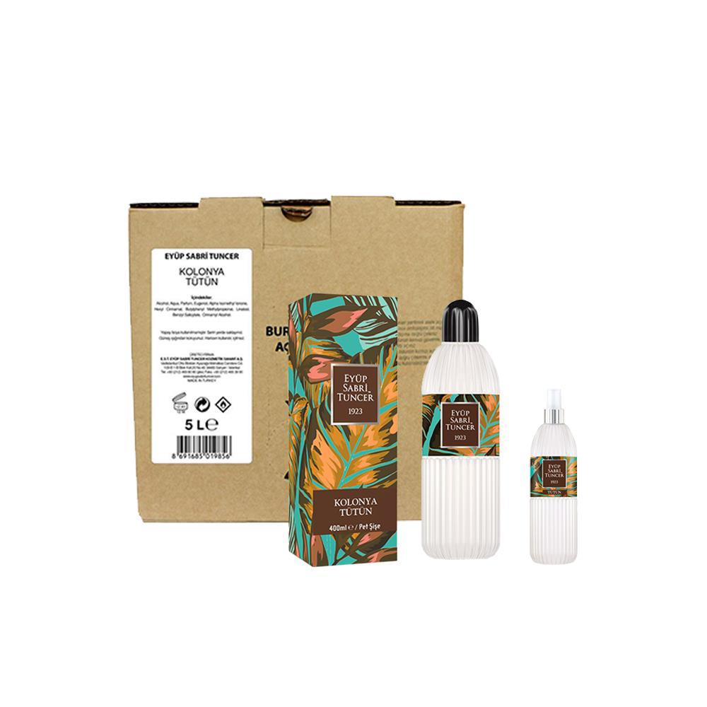 Eyüp Sabri Tuncer Tütün Kolonyası 5 lt, 400 ml ve 150 ml