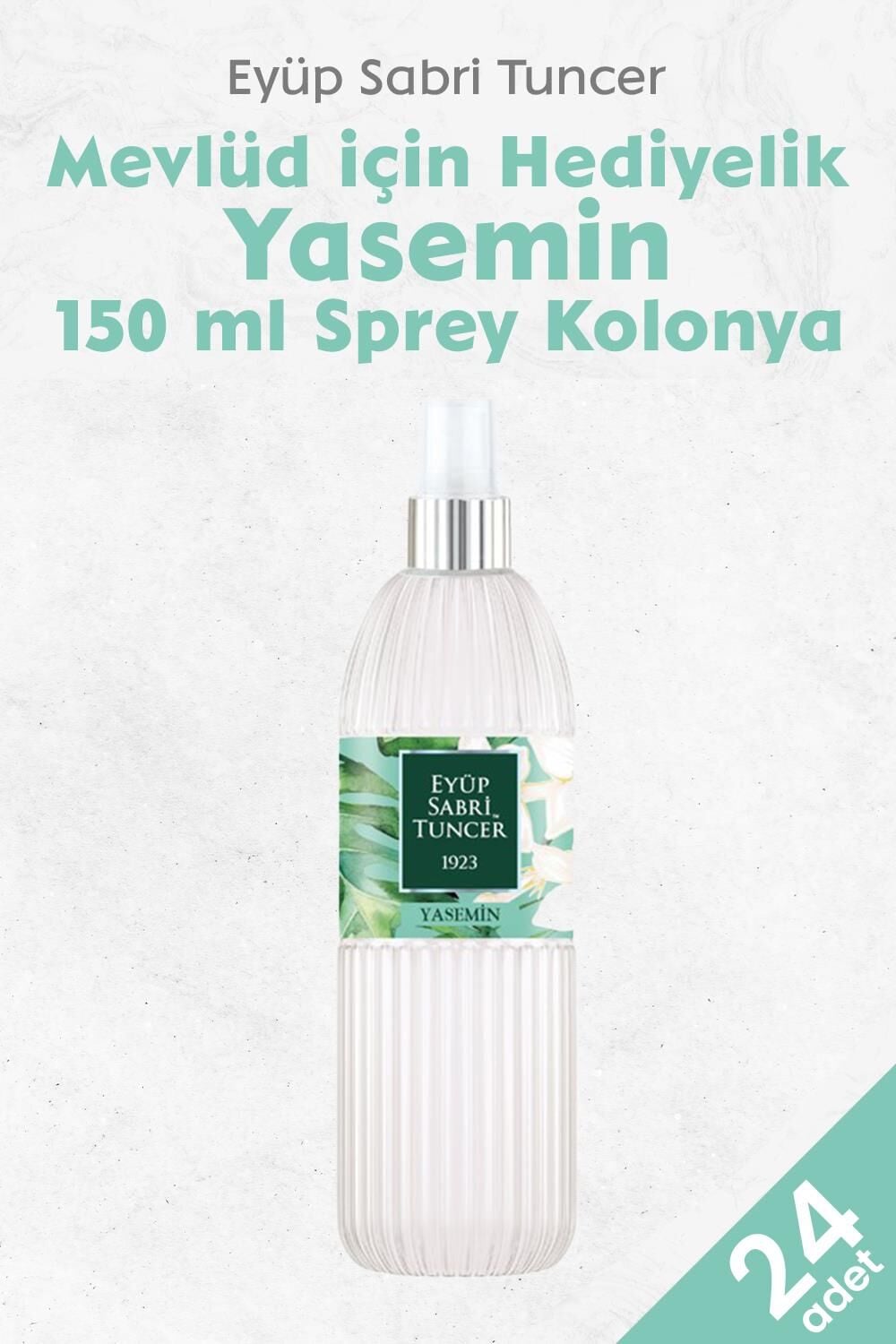 Eyüp Sabri Tuncer Yasemin Kolonyası 150 ML x 24 adet