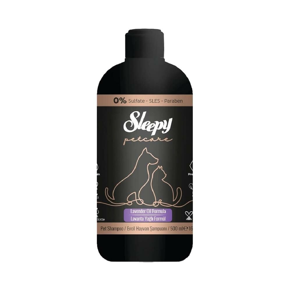 Sleepy Petcare Evcil Hayvan Şampuanı Lavanta Yağlı 500 ml