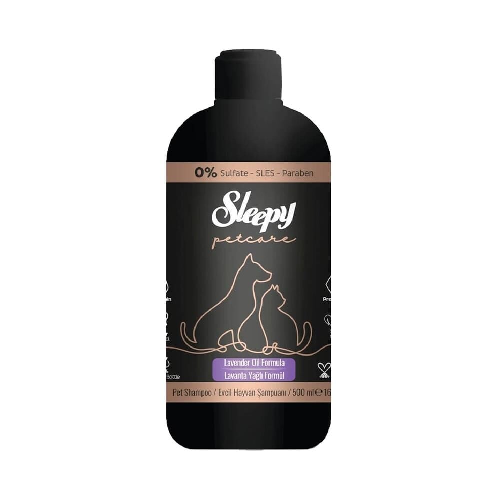 Sleepy Petcare Evcil Hayvan Şampuanı Lavanta Yağlı 500 ml