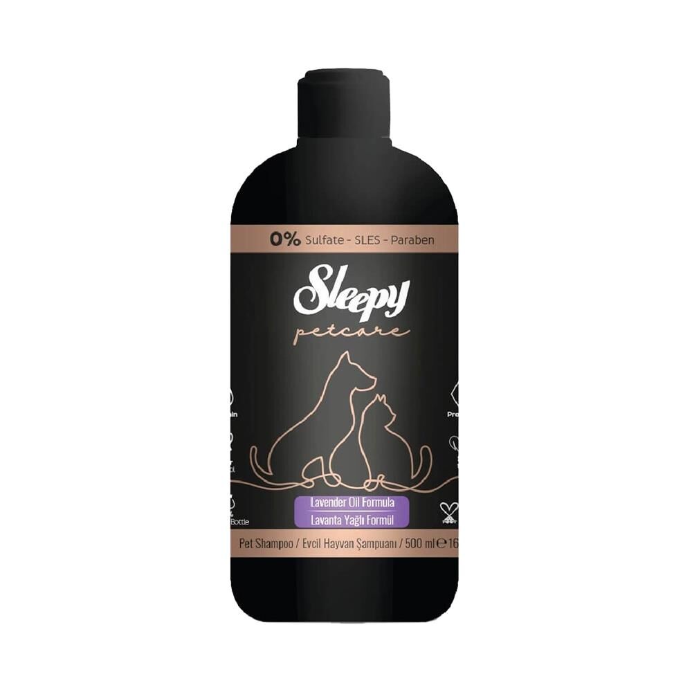 Sleepy Petcare Evcil Hayvan Şampuanı Lavanta Yağlı 500 ml