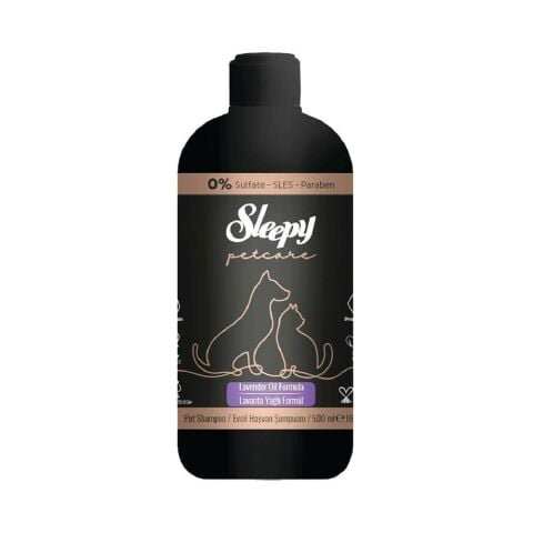 Sleepy Petcare Evcil Hayvan Şampuanı Lavanta Yağlı 500 ml