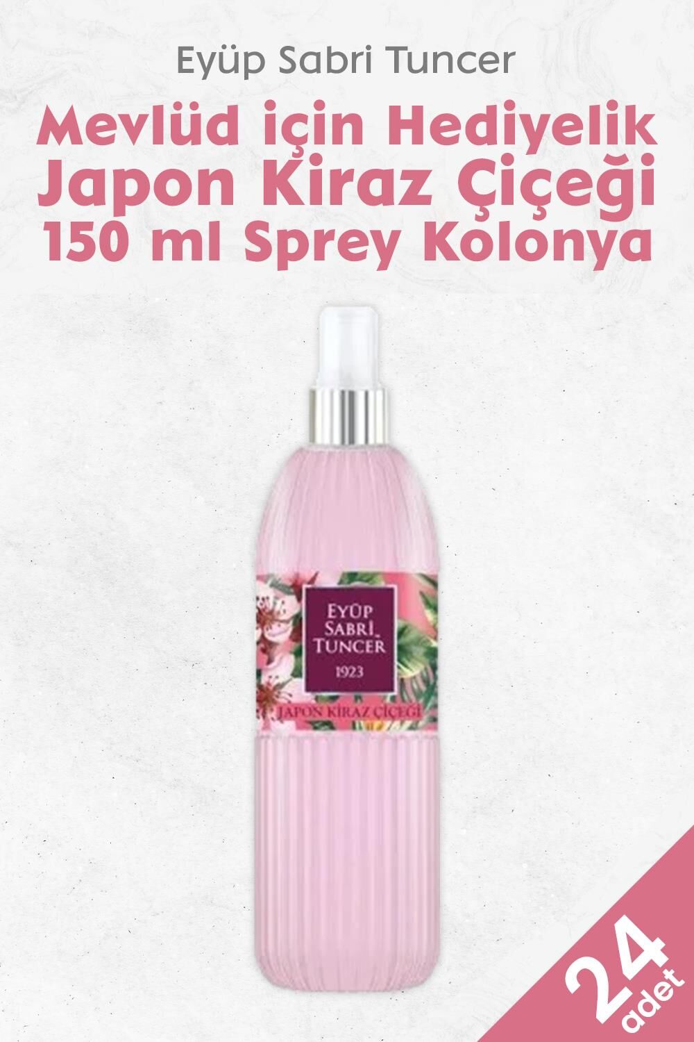 Eyüp Sabri Tuncer  Japon Kiraz Çiçeği Kolonyası 150 ML x 24 adet