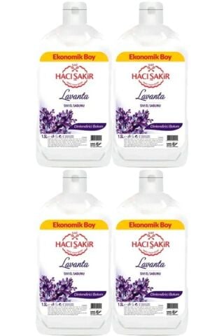 Hacı Şakir Sıvı Sabun Lavanta 1500 Ml 4 Adet