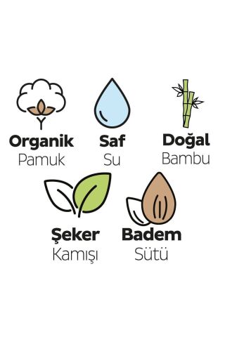 Sleepy Islak Mendil Bio Natural Yenidoğan 40x24 Adet