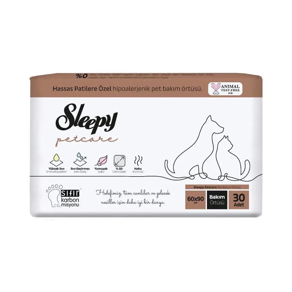 Sleepy Petcare Evcil Hayvan Bakım Örtüsü 30 Adet