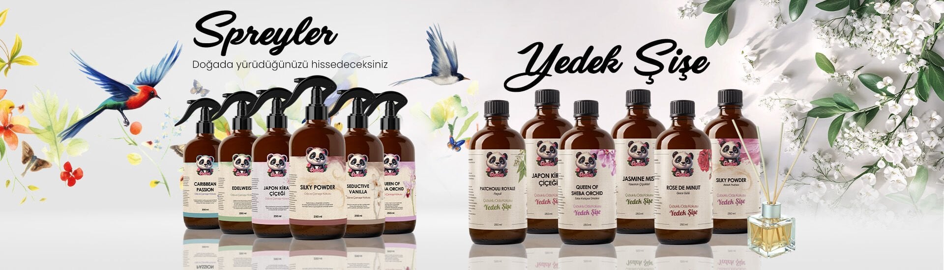 ROSIE Yedek ve Sprey Oda Kokuları