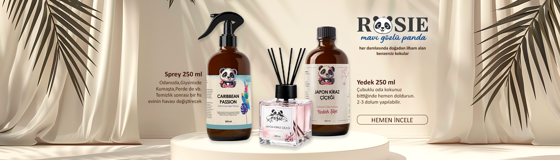 ROSIE Yedek ve Sprey Oda Kokuları
